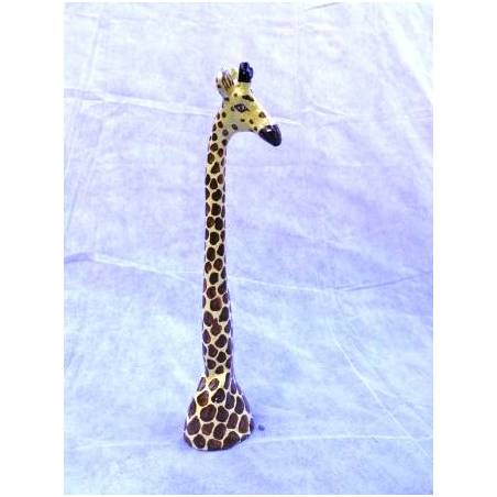 Buste Girafe en papier maché