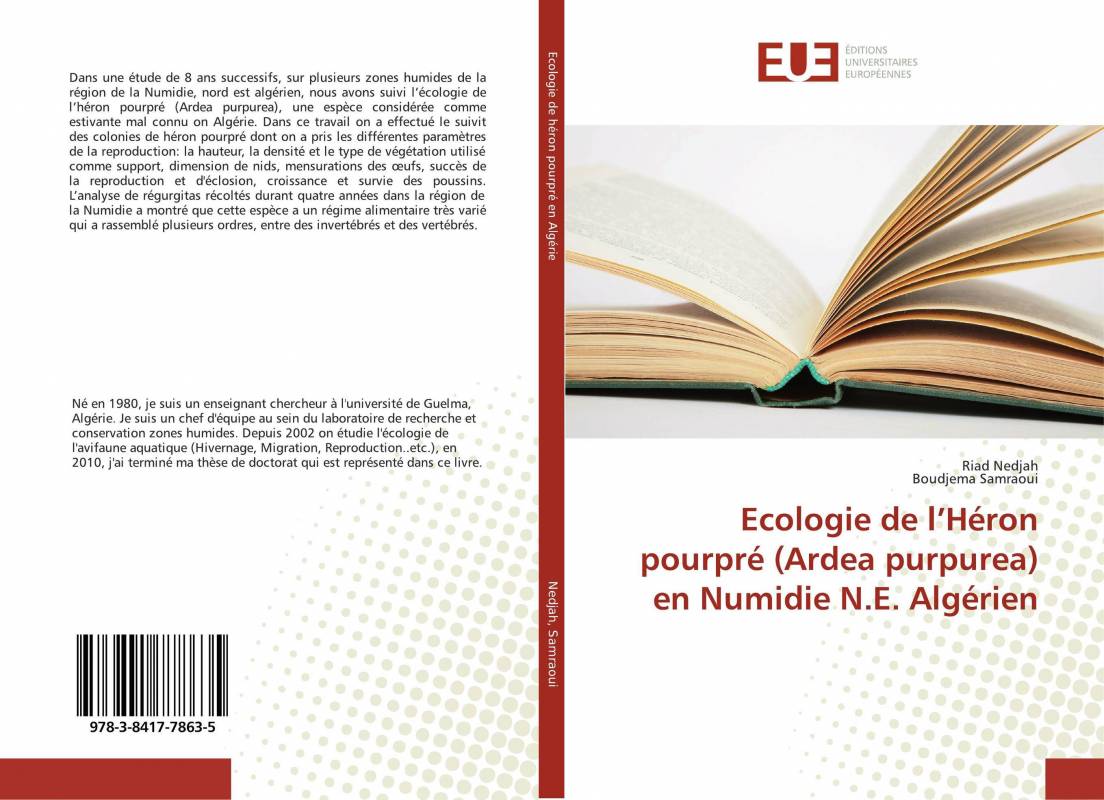 Ecologie de l’Héron pourpré (Ardea purpurea) en Numidie N.E. Algérien