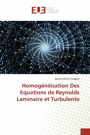 Homogénéisation Des Equations de Reynolds Laminaire et Turbulente