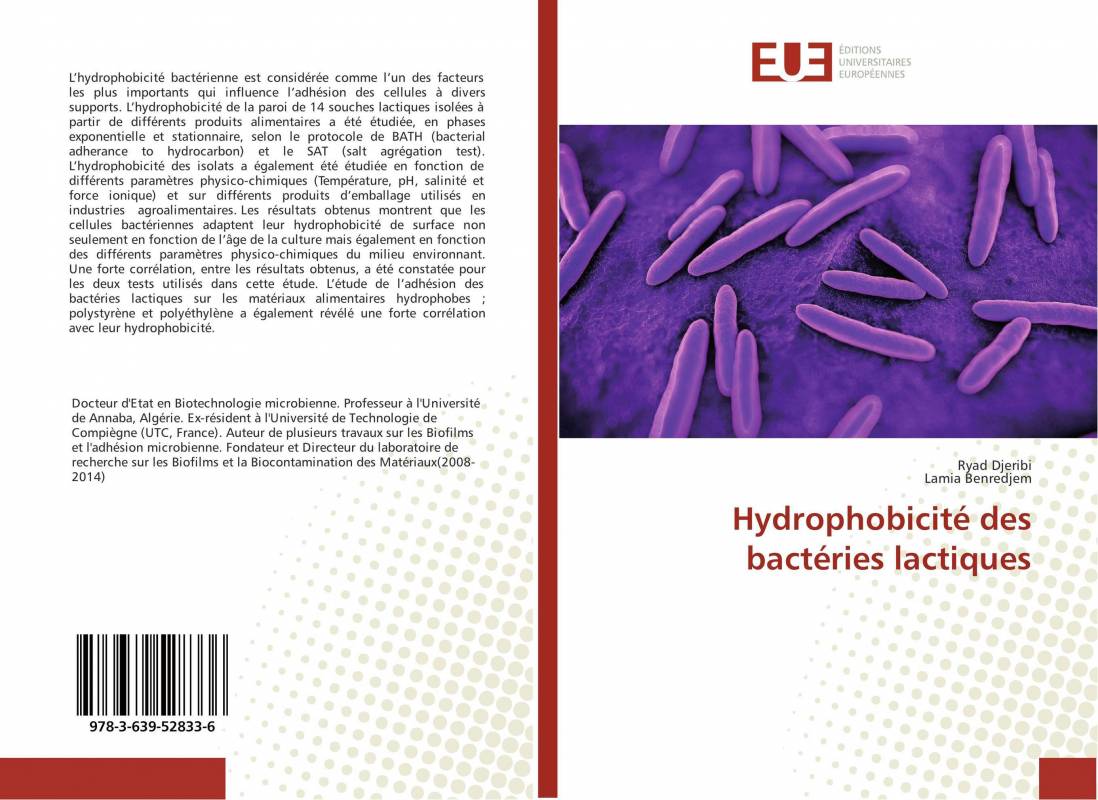 Hydrophobicité des bactéries lactiques
