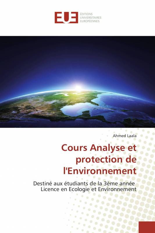 Cours Analyse et protection de l'Environnement
