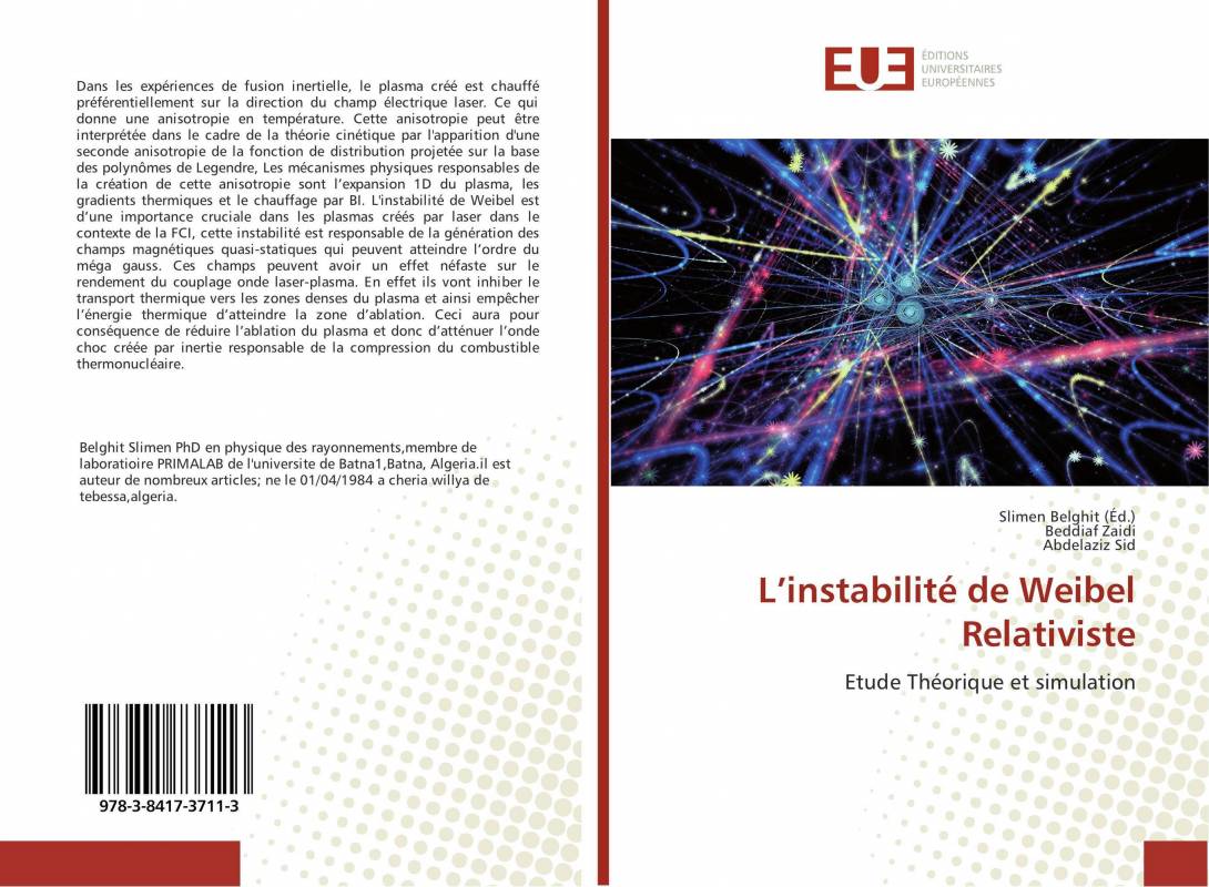 L’instabilité de Weibel Relativiste