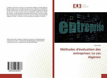 Méthodes d'évaluation des entreprises: Le cas Algérien