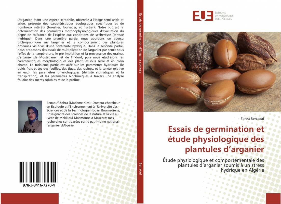 Essais de germination et étude physiologique des plantules d’arganier