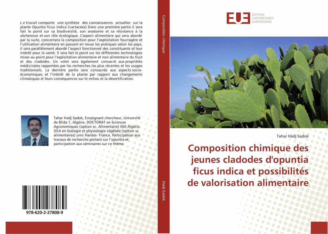 Composition chimique des jeunes cladodes d'opuntia ficus indica et possibilités de valorisation alimentaire