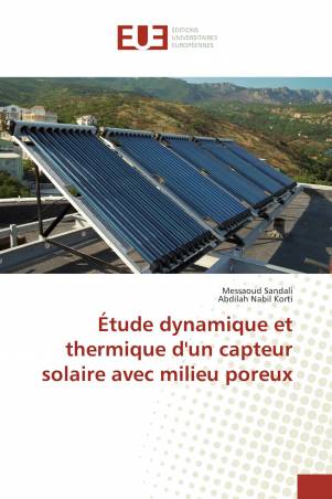 Étude dynamique et thermique d'un capteur solaire avec milieu poreux