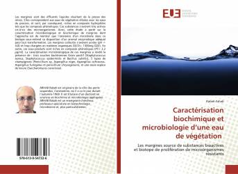 Caractérisation biochimique et microbiologie d’une eau de végétation