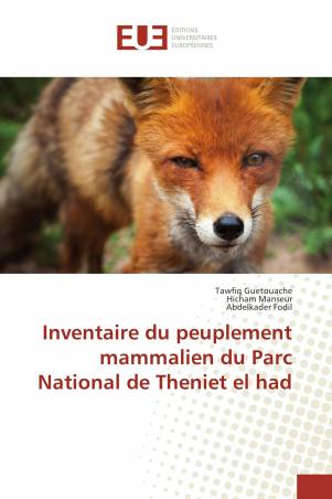 Inventaire du peuplement mammalien du Parc National de Theniet el had