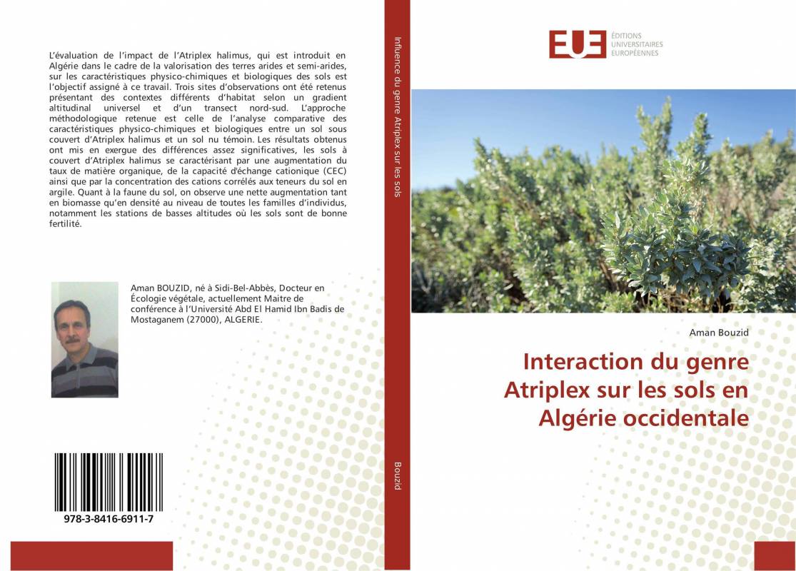 Interaction du genre Atriplex sur les sols en Algérie occidentale