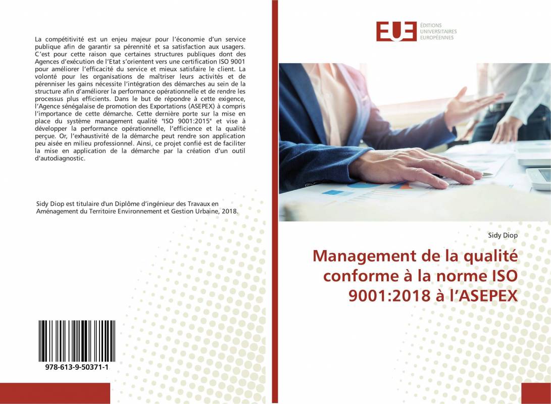 Management de la qualité conforme à la norme ISO 9001:2018 à l’ASEPEX