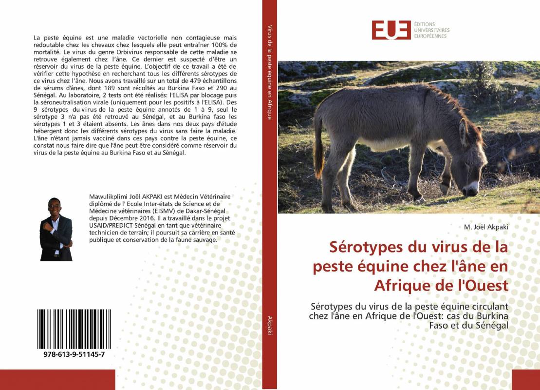 Sérotypes du virus de la peste équine chez l'âne en Afrique de l'Ouest