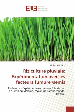 Riziculture pluviale: Expérimentation avec les facteurs fumure /semis