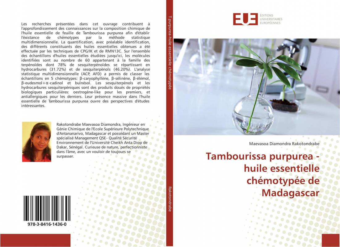 Tambourissa purpurea - huile essentielle chémotypée de Madagascar