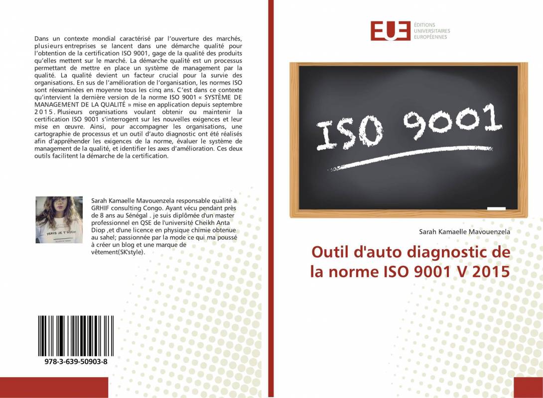 Outil d'auto diagnostic de la norme ISO 9001 V 2015