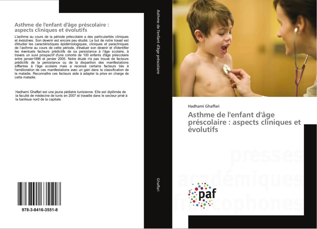 Asthme de l'enfant d'âge préscolaire : aspects cliniques et évolutifs