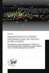 Implantation d’un CODEC entropique pour les normes H.264 et HEVC