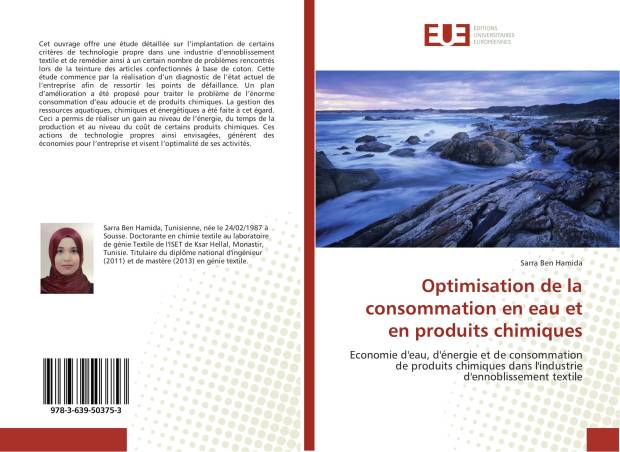 Optimisation de la consommation en eau et en produits chimiques