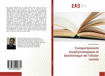 Comportements écophysiologique et biochimique de l’olivier variété