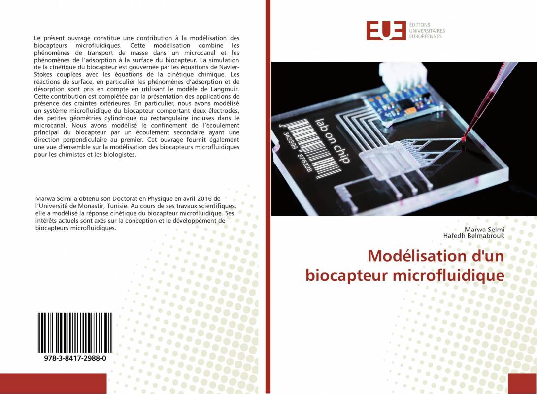 Modélisation d'un biocapteur microfluidique