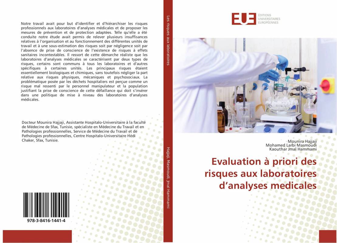 Evaluation à priori des risques aux laboratoires d’analyses medicales