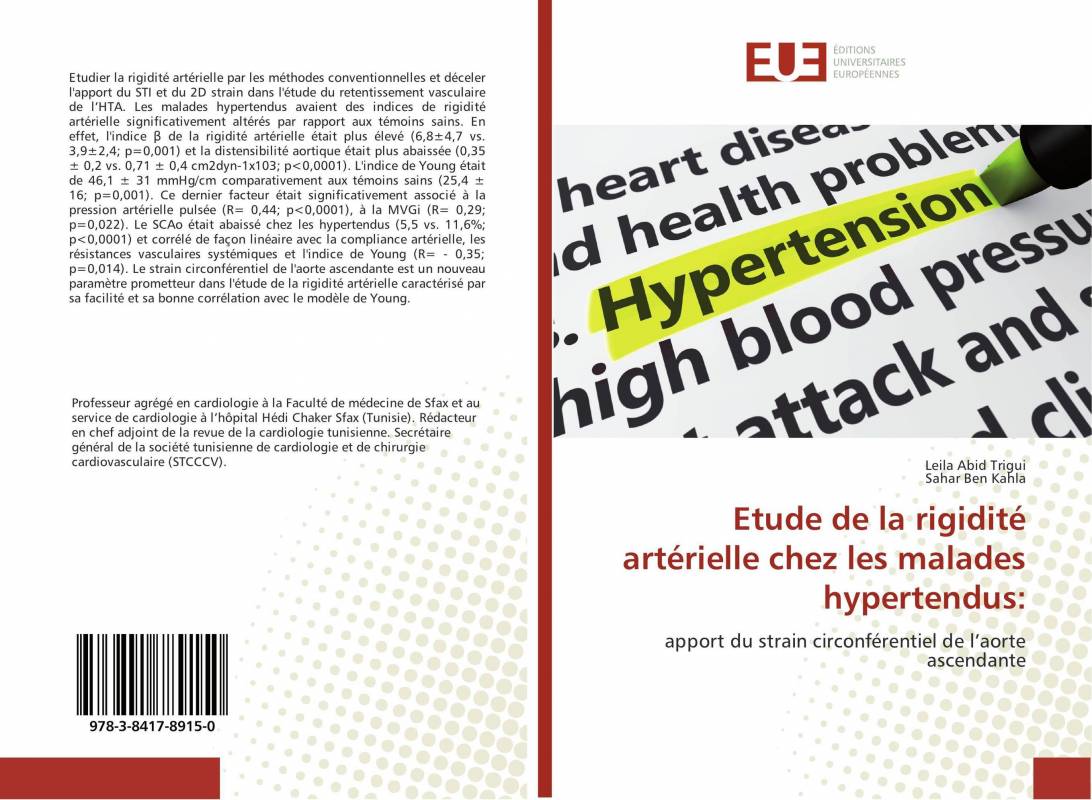 Etude de la rigidité artérielle chez les malades hypertendus: