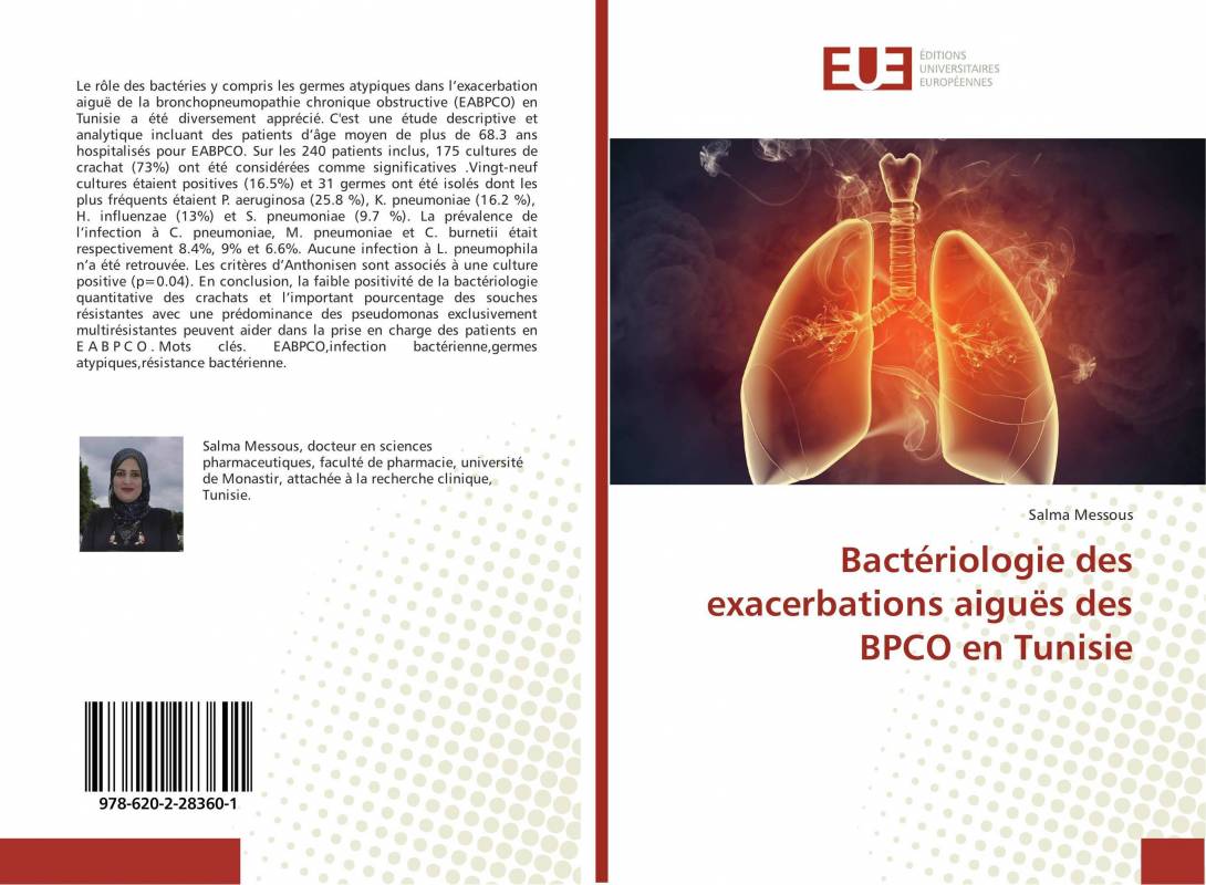 Bactériologie des exacerbations aiguës des BPCO en Tunisie