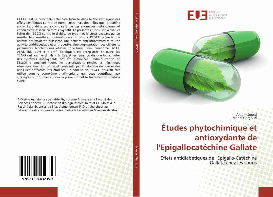 Études phytochimique et antioxydante de l'Epigallocatéchine Gallate