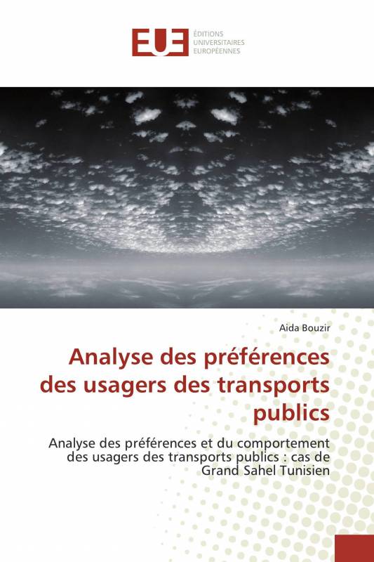 Analyse des préférences des usagers des transports publics