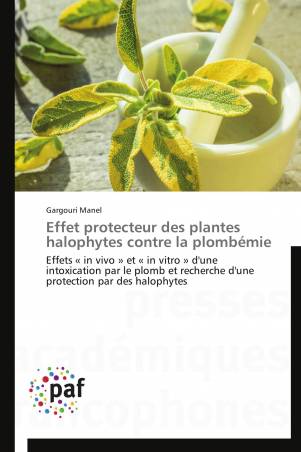 Effet protecteur des plantes halophytes contre la plombémie