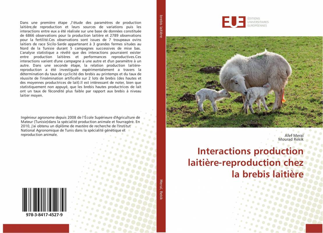 Interactions production laitière-reproduction chez la brebis laitière