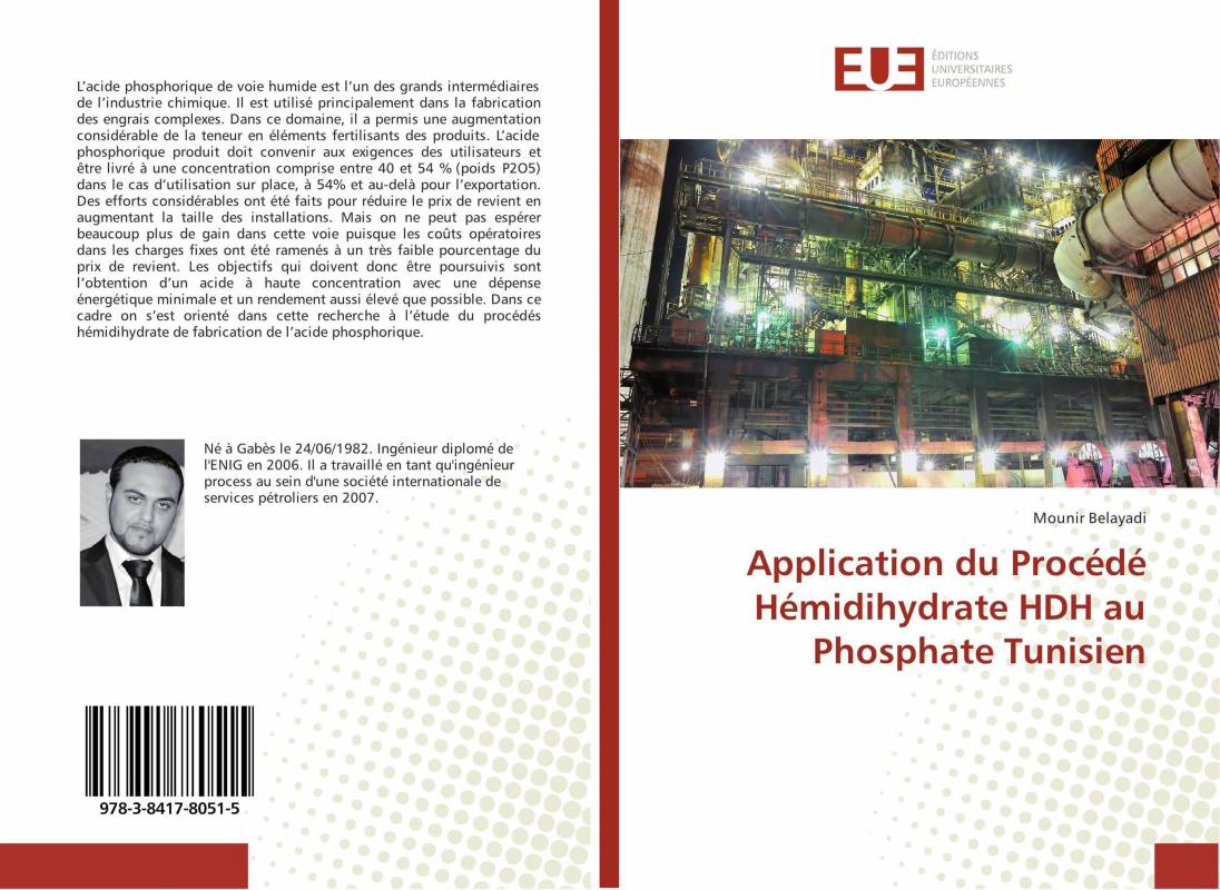 Application du Procédé Hémidihydrate HDH au Phosphate Tunisien