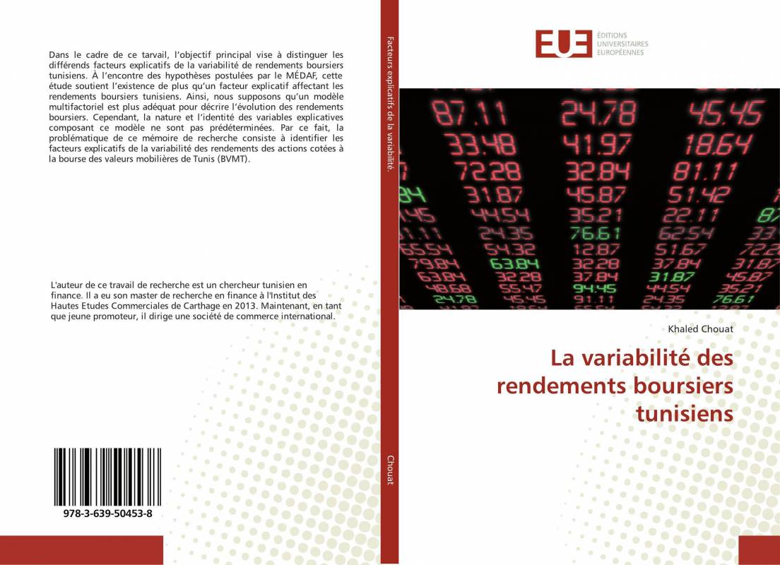 La variabilité des rendements boursiers tunisiens