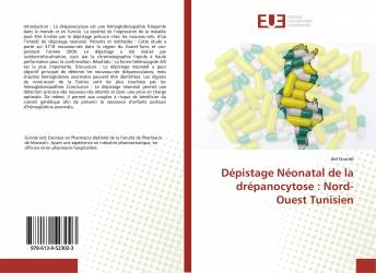 Dépistage Néonatal de la drépanocytose : Nord-Ouest Tunisien