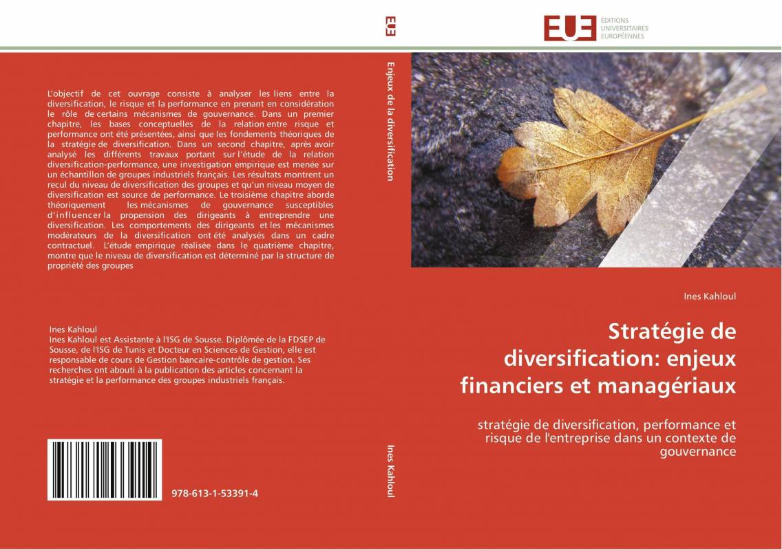 Stratégie de diversification: enjeux financiers et managériaux