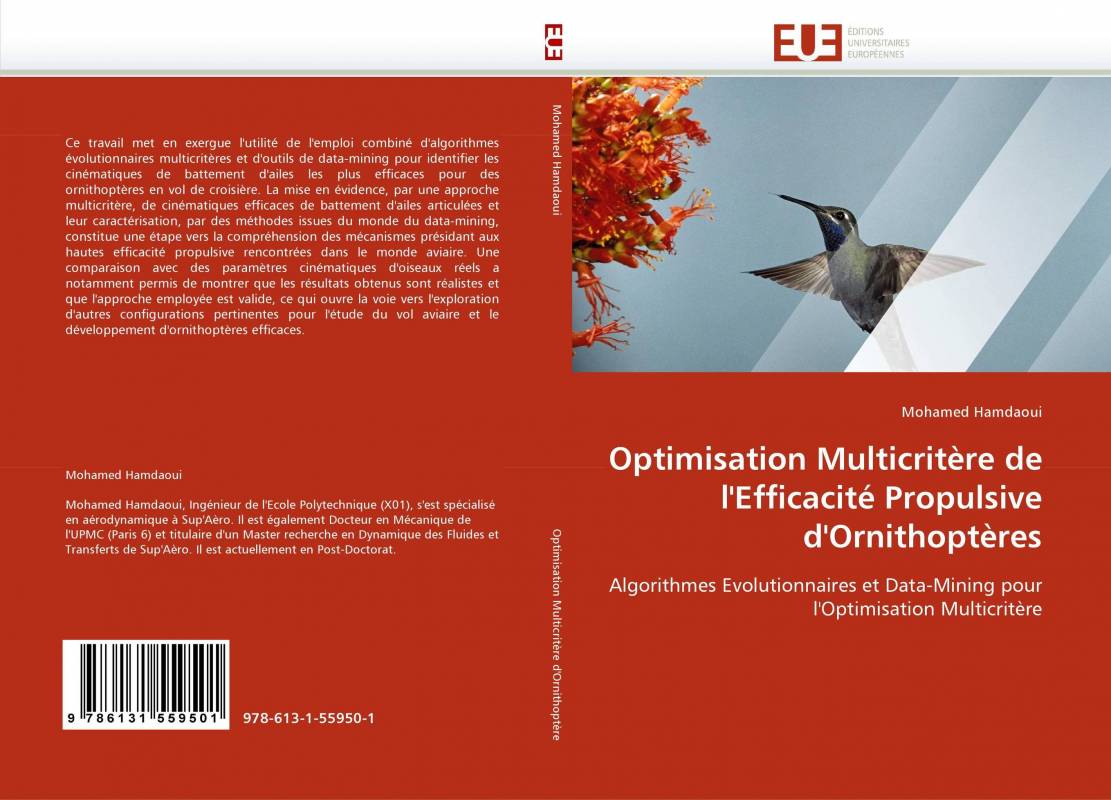 Optimisation Multicritère de l'Efficacité Propulsive d'Ornithoptères