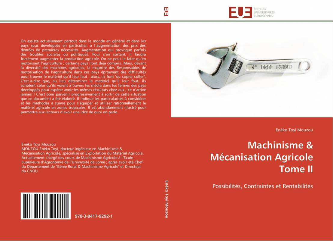 Machinisme & Mécanisation Agricole  Tome II