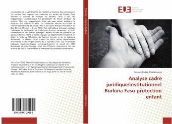 Analyse cadre juridique/institutionnel Burkina Faso protection enfant