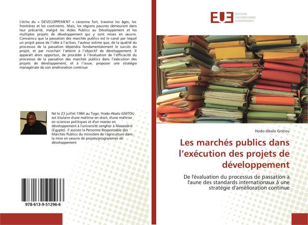 Les marchés publics dans l’exécution des projets de développement