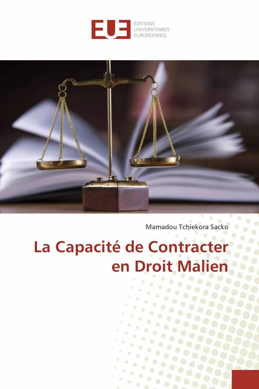 La Capacité de Contracteren Droit Malien