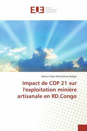 Impact de COP 21 sur l'exploitation minière artisanale en RD.Congo