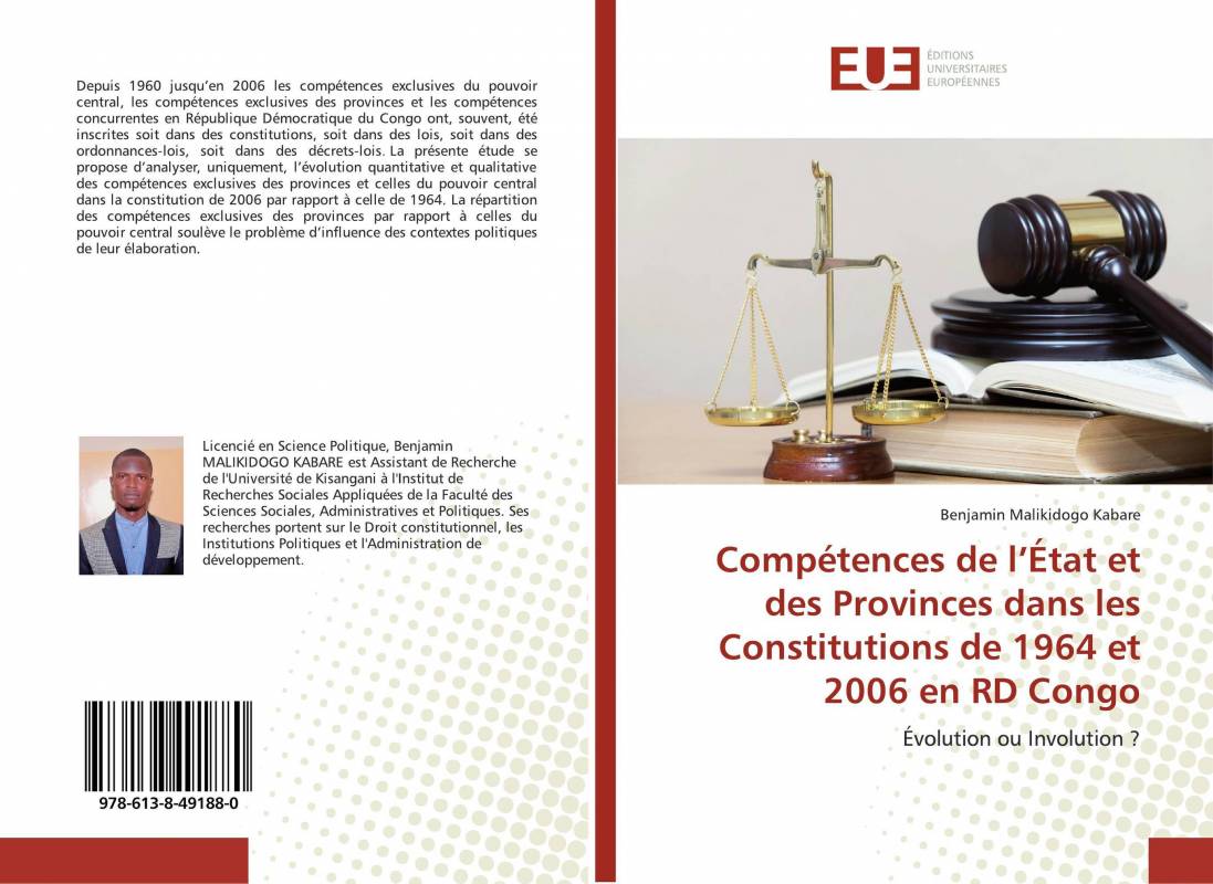 Compétences de l’État et des Provinces dans les Constitutions de 1964 et 2006 en RD Congo