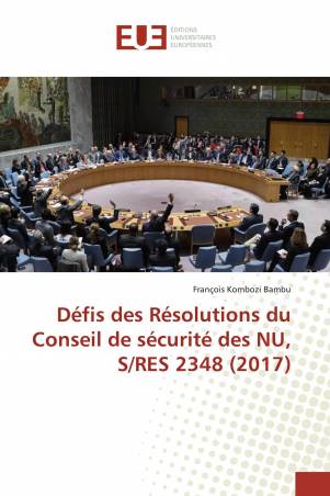 Défis des Résolutions du Conseil de sécurité des NU, S/RES 2348 (2017)