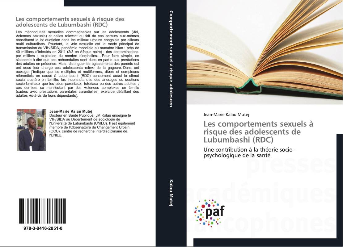 Les comportements sexuels à risque des adolescents de Lubumbashi (RDC)