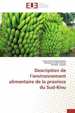 Description de l’environnement alimentaire de la province du Sud-Kivu