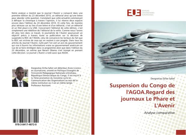 Suspension du Congo de l'AGOA.Regard des journaux Le Phare et L'Avenir