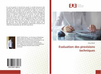 Evaluation des provisions techniques