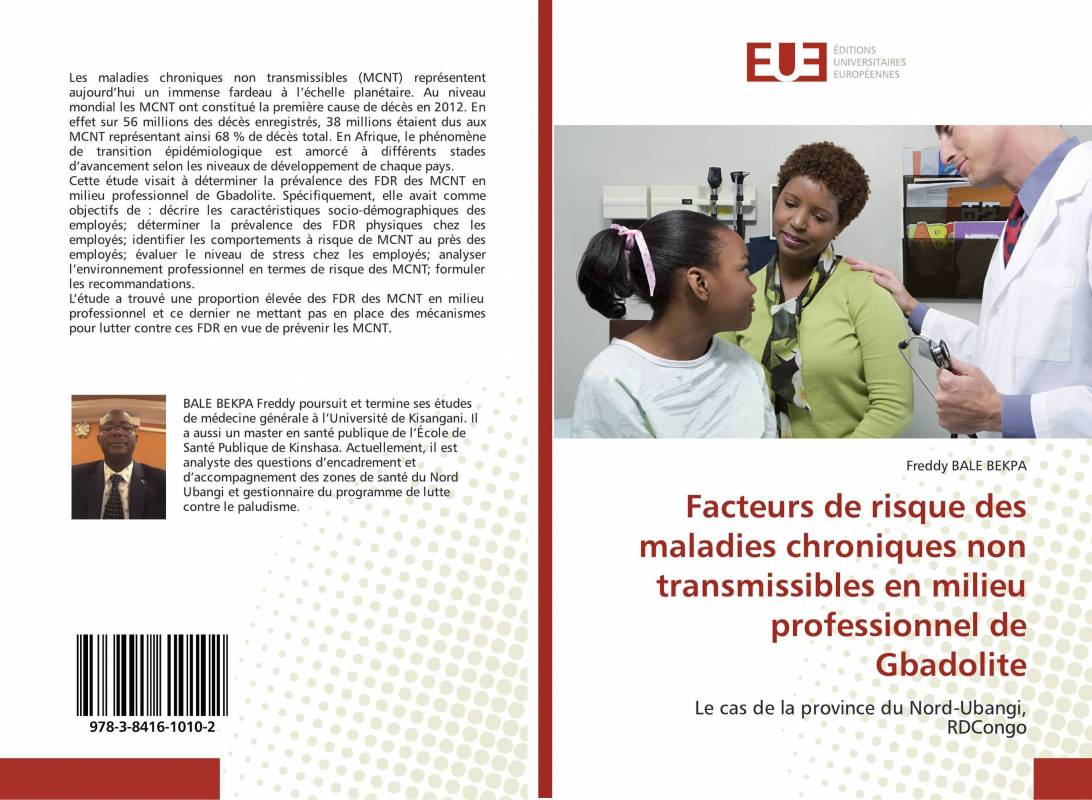 Facteurs de risque des maladies chroniques non transmissibles en milieu professionnel de Gbadolite