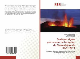 Quelques signes précurseurs de l'éruption du Nyamulagira du 06/11/2011