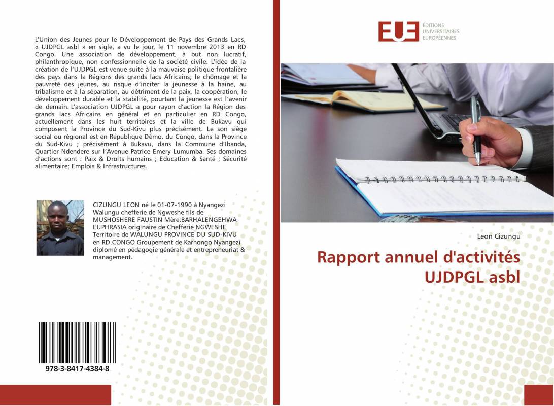 Rapport annuel d'activités UJDPGL asbl