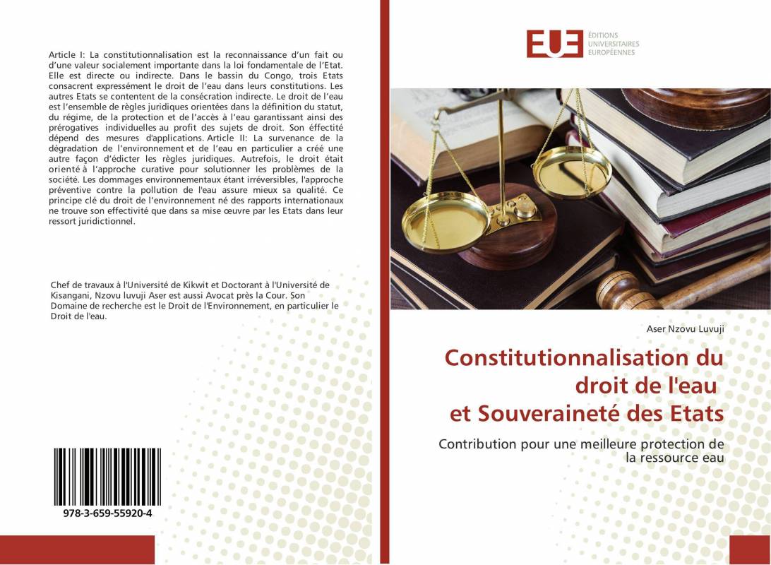 Constitutionnalisation du droit de l'eau et Souveraineté des Etats